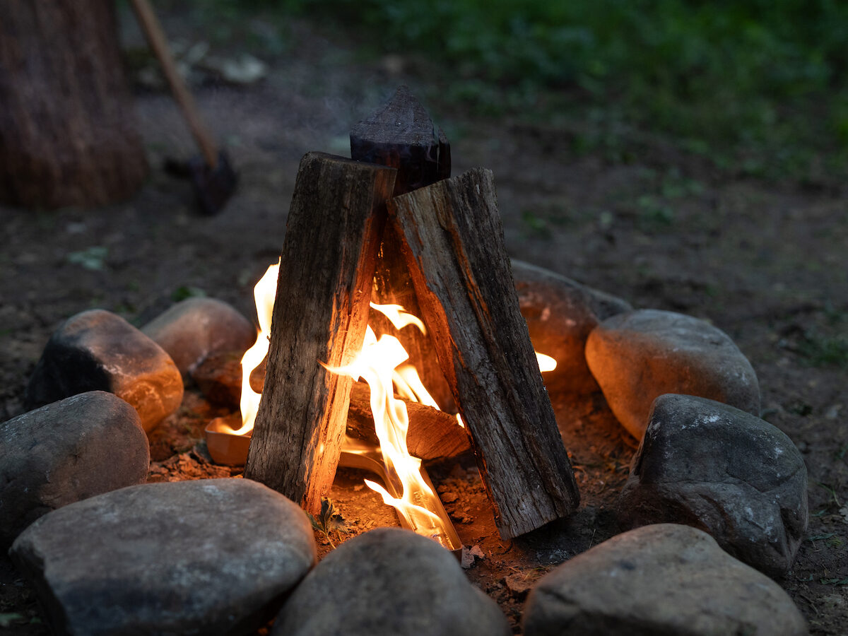 Infinite Fire Starter to give a smokeless start to your glamping fires