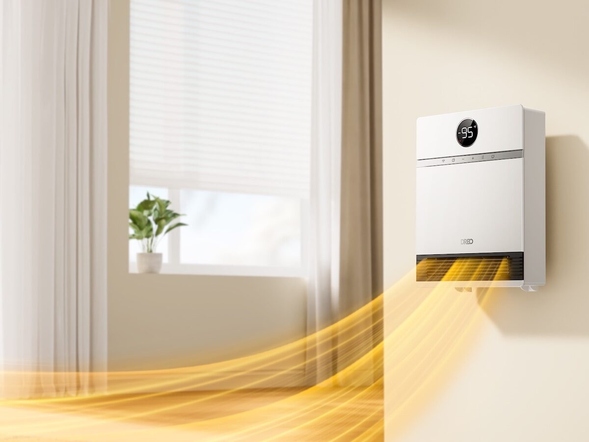 DREO WH517S: Smart Wall-Mounted Heater with Hyperamics 1500W System on Gadget Flow