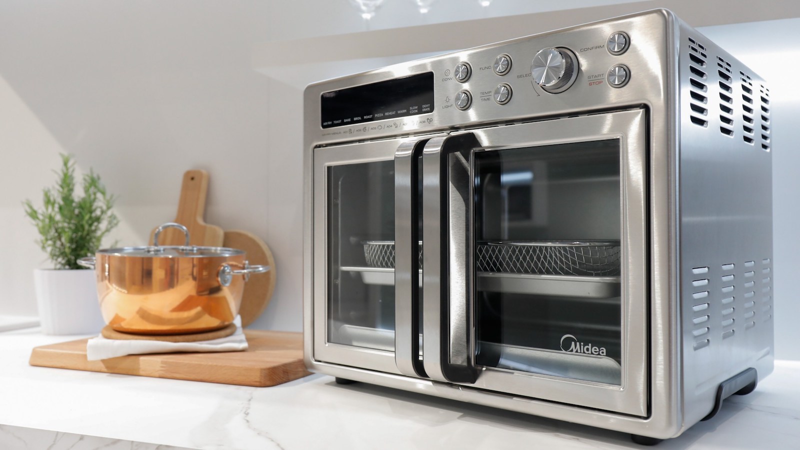 Fryer Toaster Toaster Oven With Double Doors Gourmia XL Multi