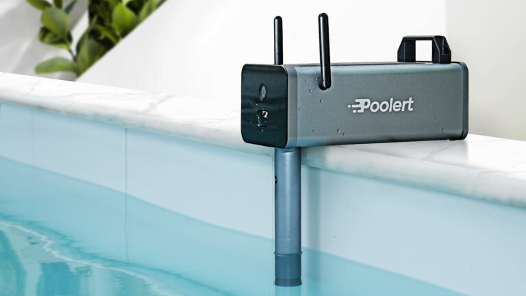 Poolert S Gadget Flow Quadruple Alert System for Security with AI Driven Pool Alarm