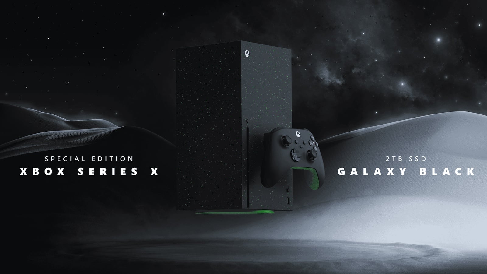 Galaxy Black Limited Edition Xbox Series X Xbox Series X 2TB Comes