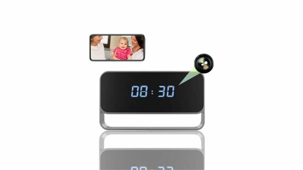 alarm clock security camera