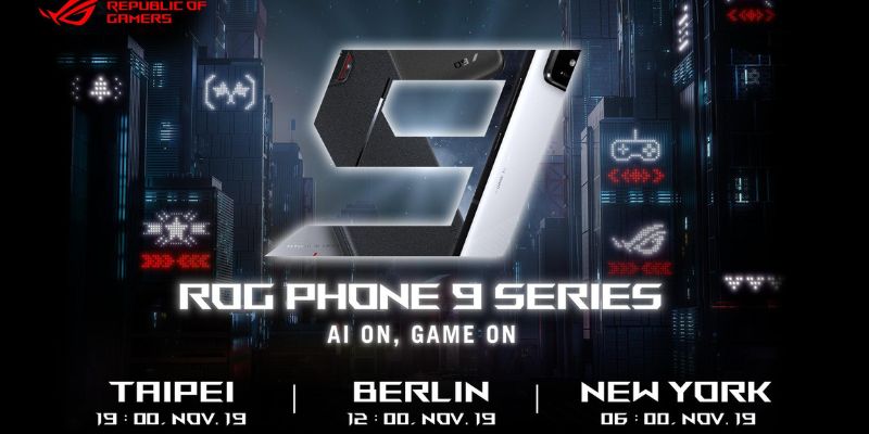 ASUS ROG Phone 9 release dates.