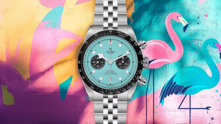 Black Bay Chrono Flamingo Blue: Watch with Miami South Beach Vibe by TUDOR on Gadget Flow