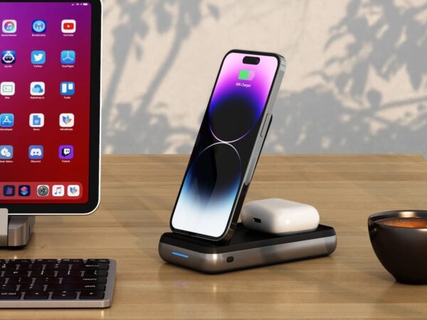 Duo: Wireless Charger Power Stand for Streaming Videos by Satechi on Gadget Flow