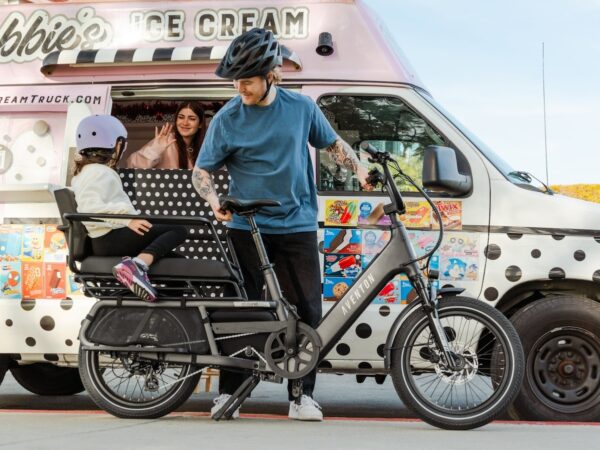 Aventon Abound LR: Electric Cargo eBike with a 440-lb Payload for Kids, Groceries & More