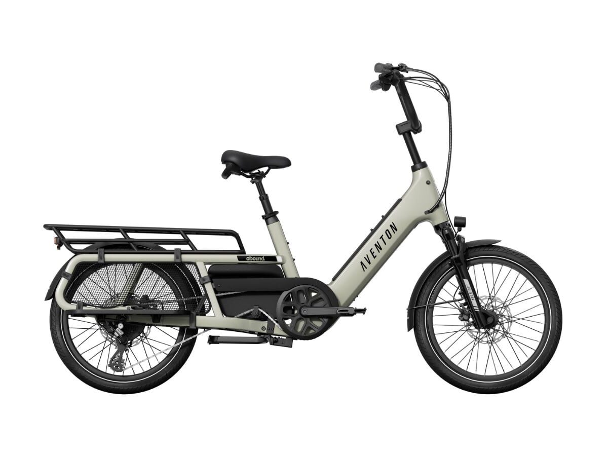 Aventon Abound LR: Electric Cargo eBike with a 440-lb Payload for Kids, Groceries & More