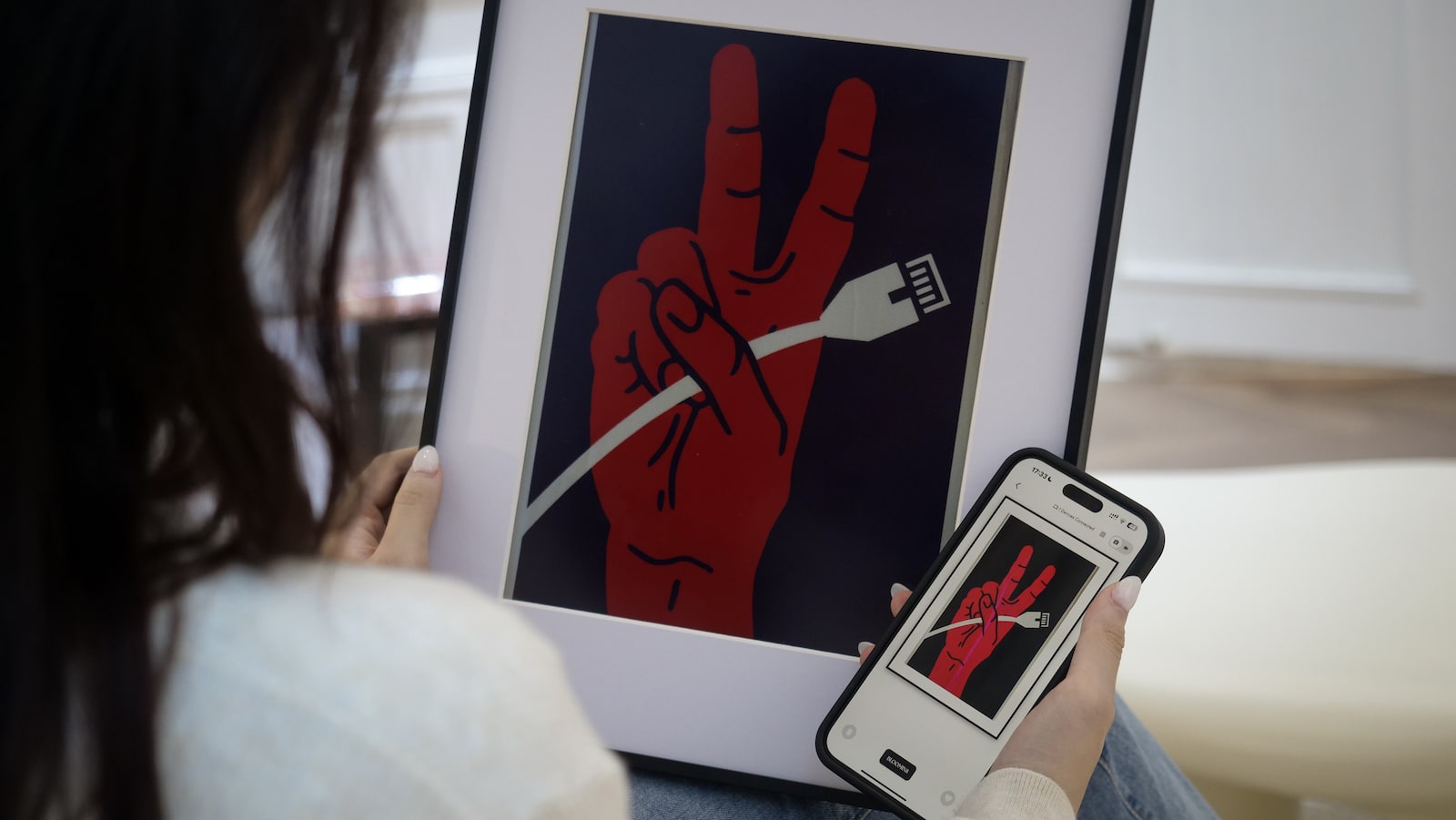 BLOOMIN8 E-Ink Canvas Smart COLOUR E-Ink Frame