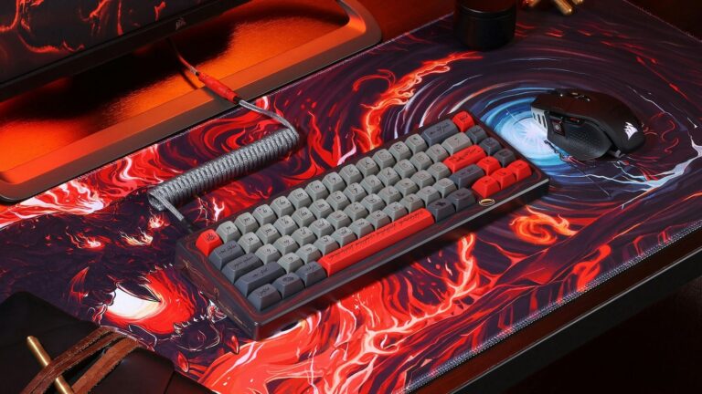 Drop + The Lord of the Rings Black Speech CSTM65 Keyboard for Typing, Gaming, and Fun