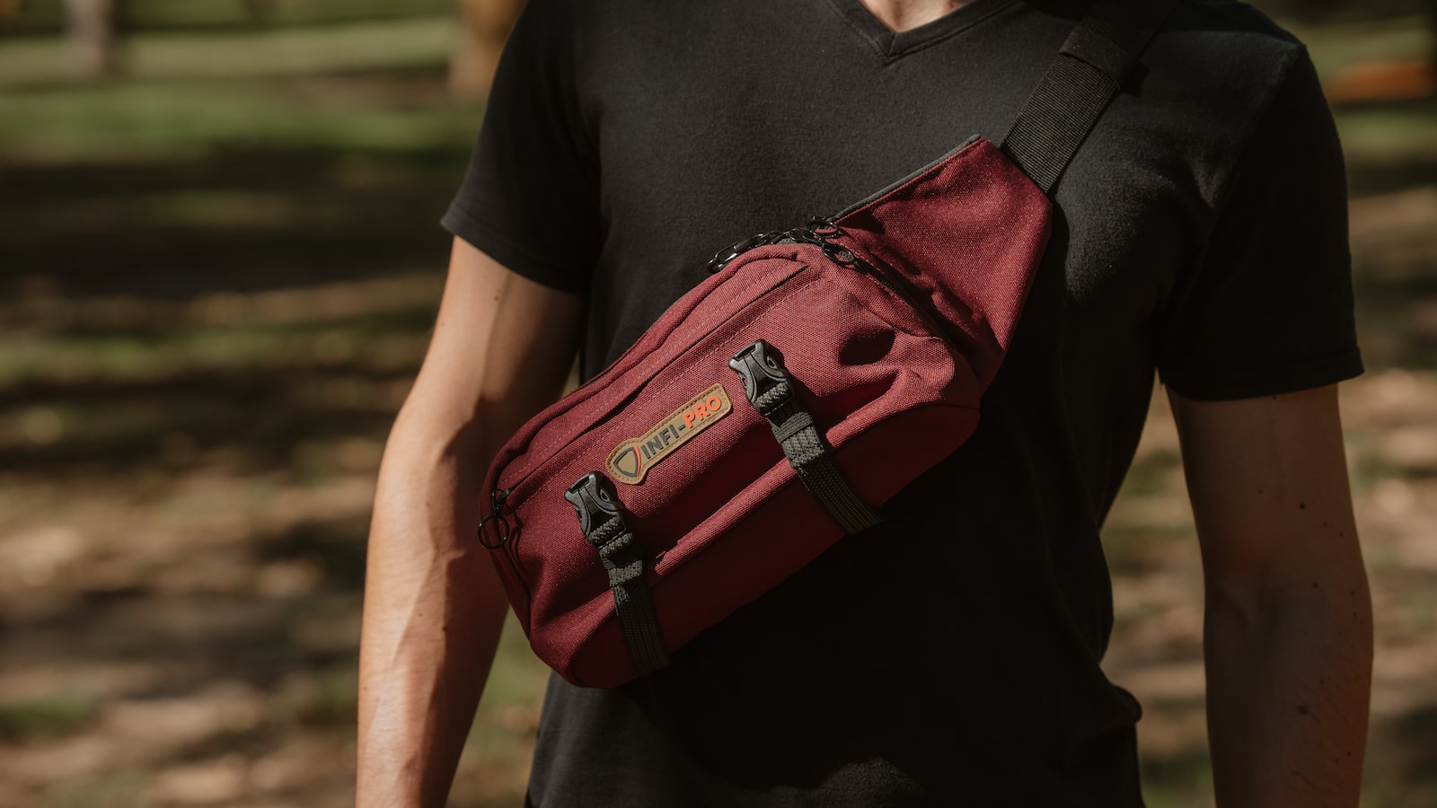 Infi-Pro Anti-Stab Kevlar Backpack & Detachable RFID Bum-Bag