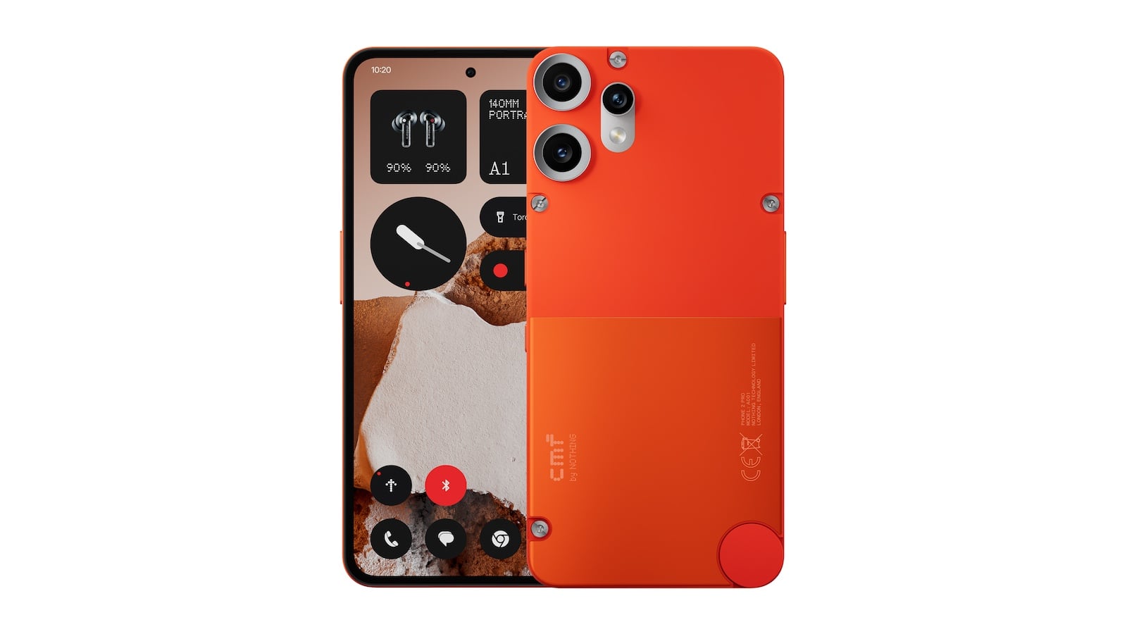 CMF Phone 2 Pro レッド (8GB/256GB) CMF Phone 2 Pro boast 4 cameras & unique aesthetics