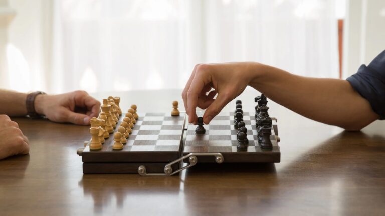 Degrees of Freedom Second Limited Edition Kinetic Chess Set with Origami Engineering