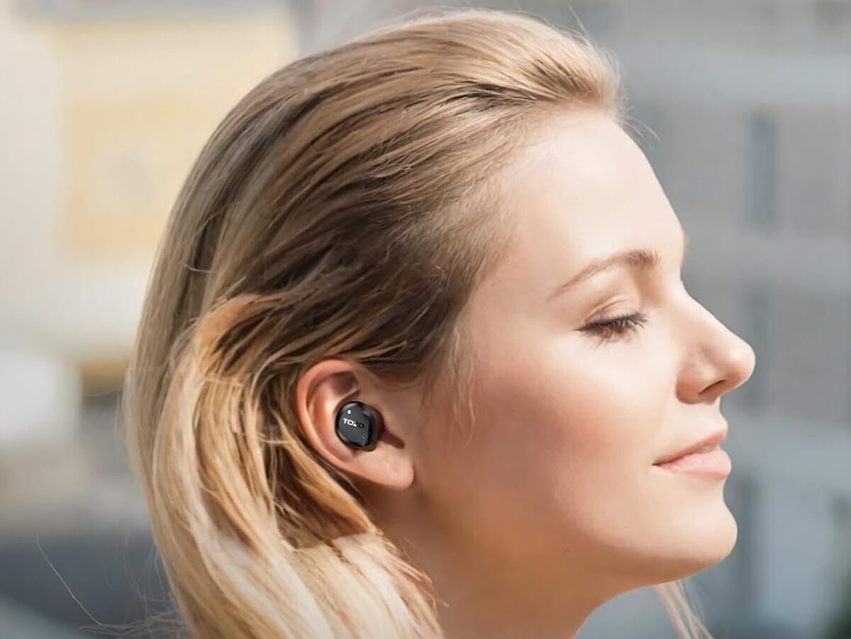 TOZO Hybrid: ANC Wireless Earbuds with 6 Mics for Clear Calls, Stereo Bass & 59H Playtime