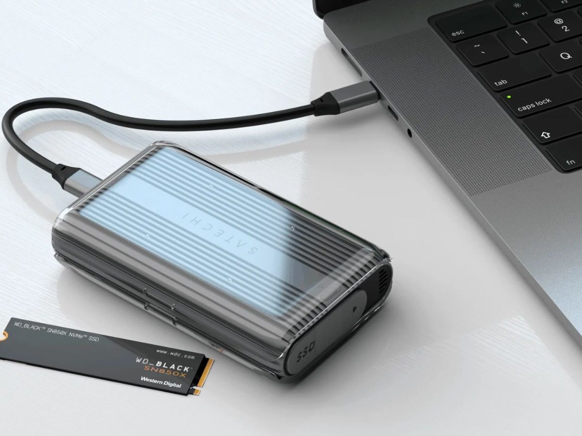 Satechi USB4 NVMe SSD Pro Enclosure Comes with a 40Gbps, 16TB, Tool-Free Design