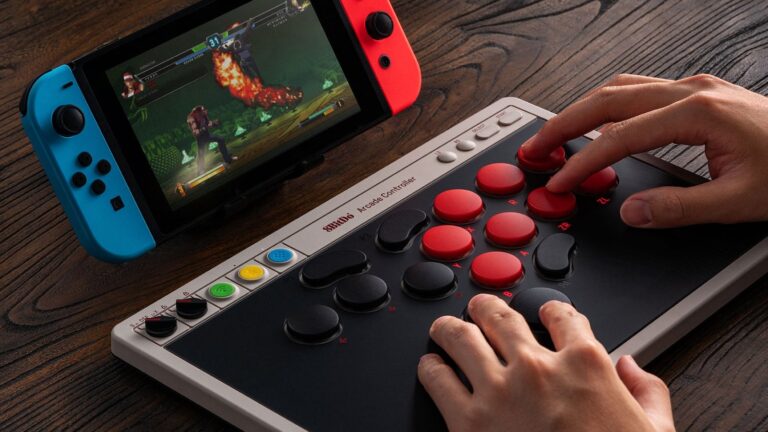 8BitDo Arcade Controller: Ultrathin and Compact Controller for Nintendo Switch and Windows