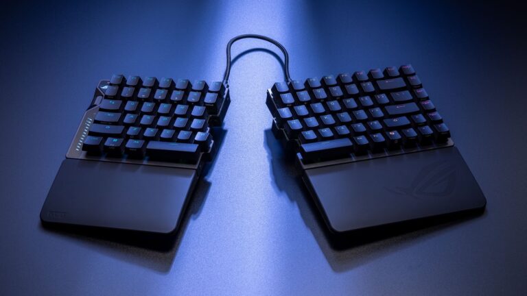 ASUS ROG Falcata: 75% Split Gaming Keyboard with Magnetic Switches and Hall Sensor