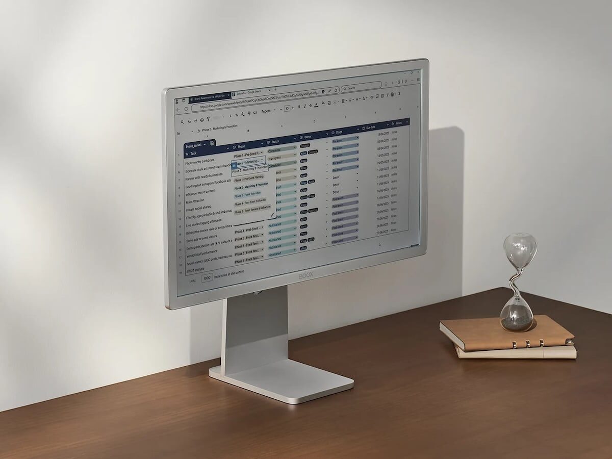 BOOX Mira Pro Series: Mira and Mira Pro Eye-Friendly E Ink Monitors for Work and Leisure
