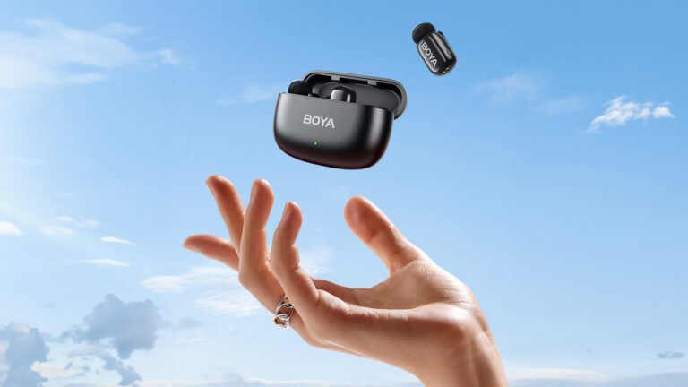BOYA Mini: Ultra-Compact Wireless Mic with AI Noise Cancellation & Voice Effects