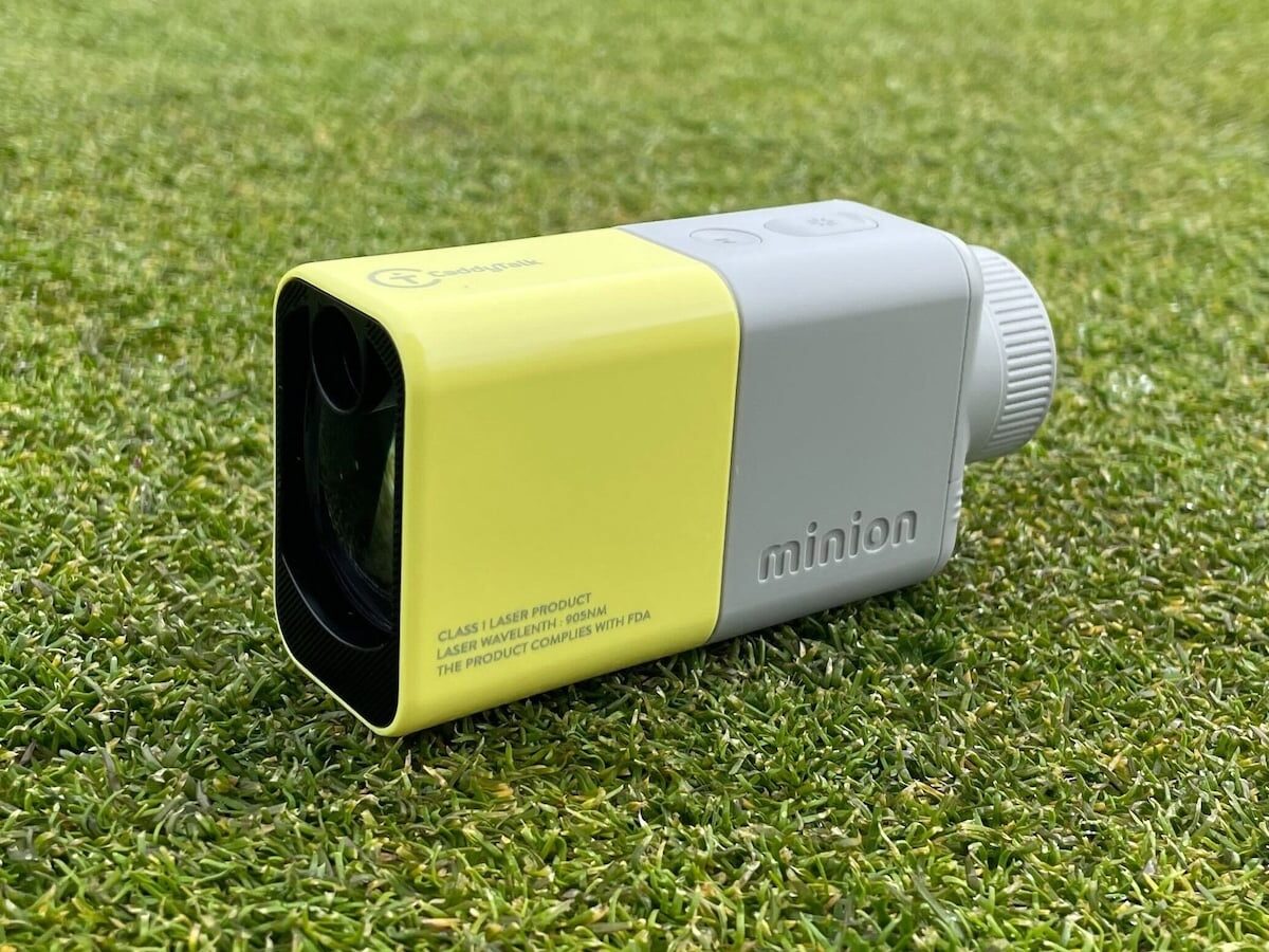 CaddyTalk Minion PLUS: Travel-Friendly Golf Laser Rangefinder with Caddy Mode Feature