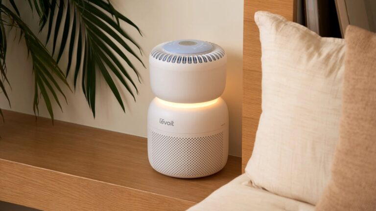 Levoit Sprout: Air Purifier for Families with HEPA Filtration, a Night Light, and White Noise