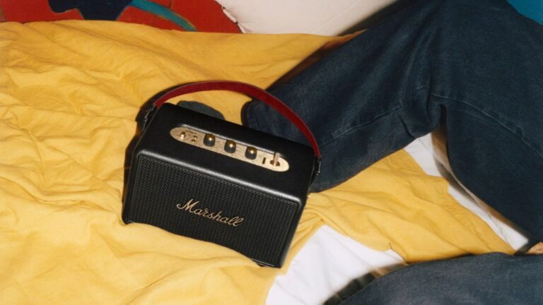 Marshall Kilburn III Portable Speaker Delivers 50+ Hours of Playtime with 360° Sound and IP54 Durability