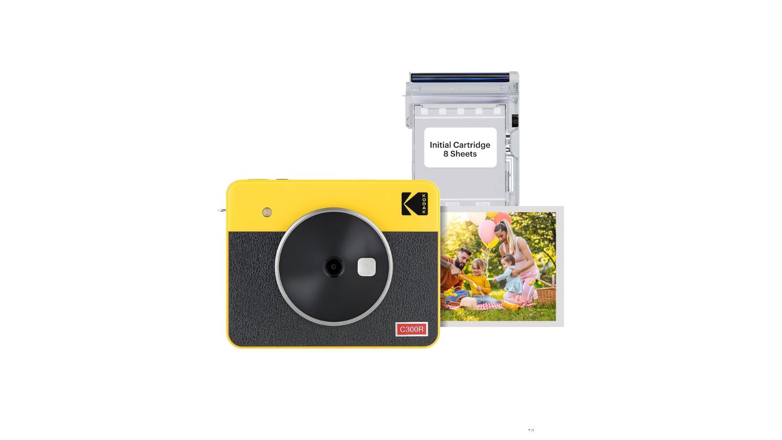 Kodak Mini Shot 3 Retro Instant Camera with 4PASS Photo Printing