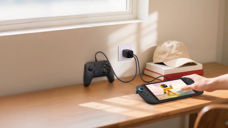 Belkin Gaming Dual USB-C Charger for Nintendo Switch 2 and Pro Controller with 65W GaN