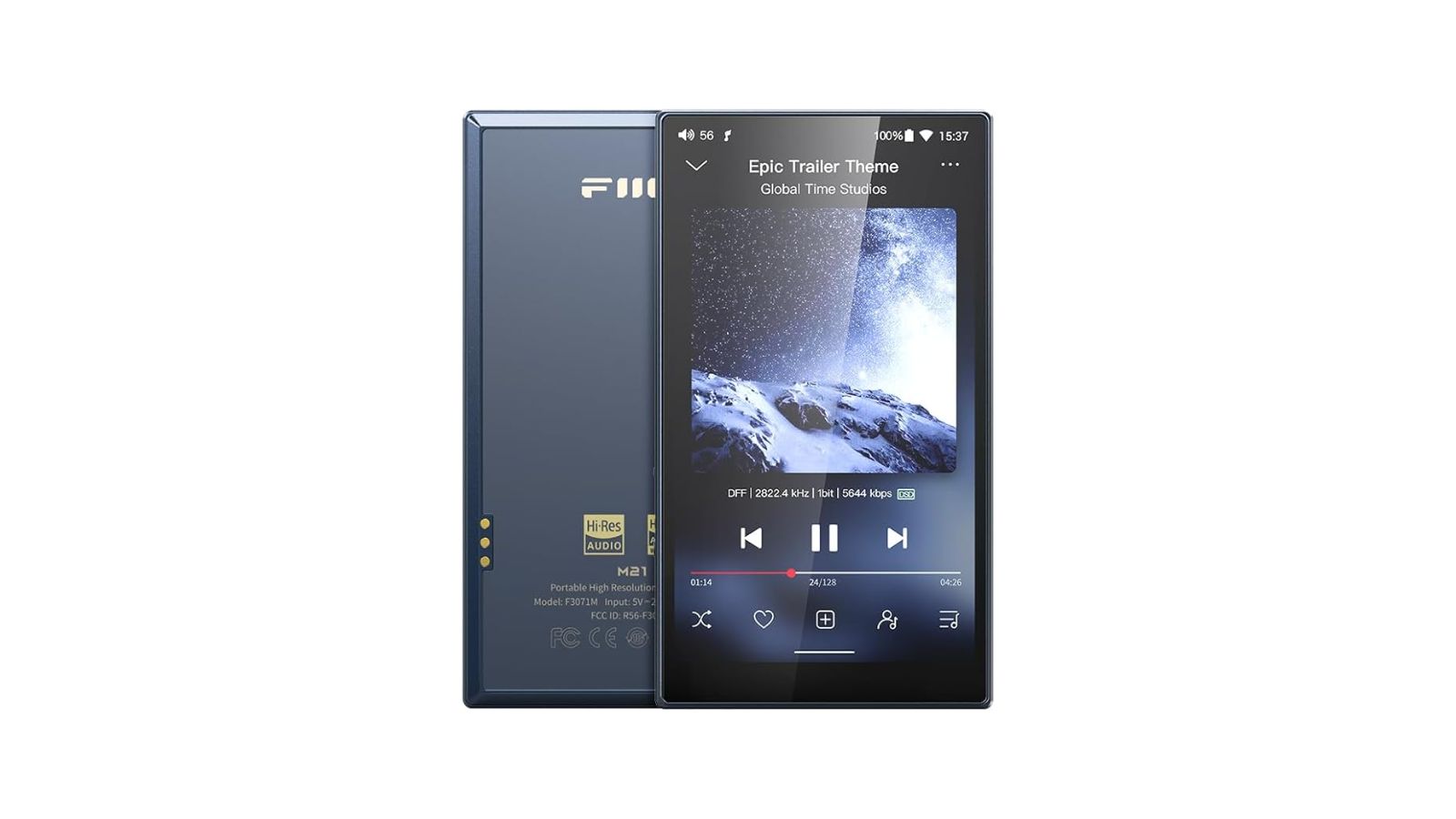 FiiO M21 boasts an easy-to-use design!