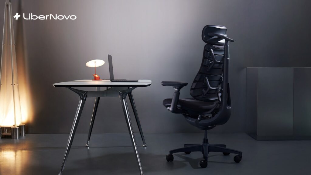 LiberNovo Omni Smart Ergonomic Chair with Real-Time Spinal Support Angles & Relief