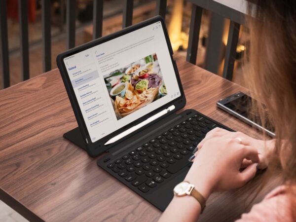 ZAGG Rugged Book iPad Case with Durable, Military-Grade Protection and Backlit Keyboard