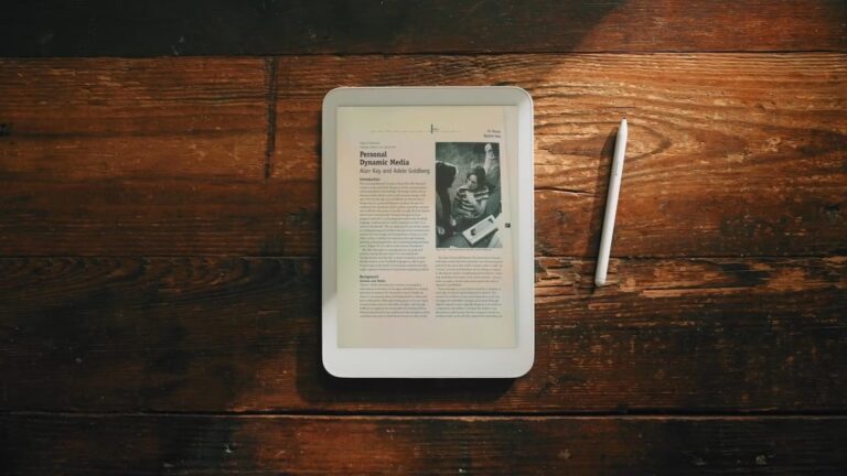 Daylight DC-1: Tablet Computer with Blue-Light Free Backlight and 10.5″ Live Paper Display