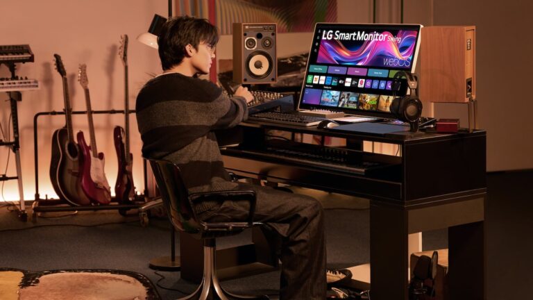 LG Smart Monitor Swing with webOS and a 4K UHD Touchscreen with Controls & Vibrant Colors