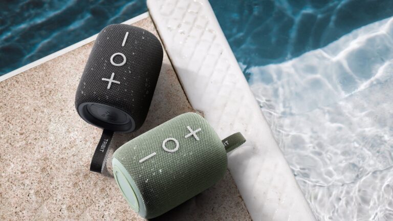 TRIBIT StormBox Mini+ Portable Bluetooth Speaker with Customizable Sound and 12-Hour Power