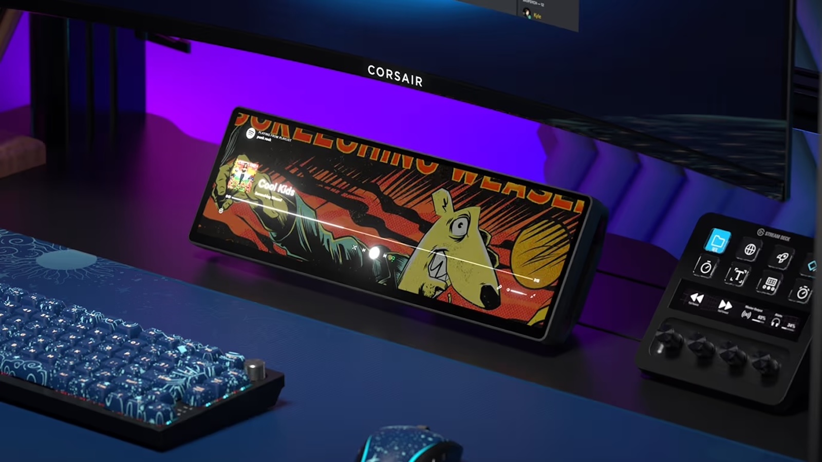 その他 CORSAIR XENEON EDGE Corsair unveils XENEON EDGE: wicked 14.5-inch LCD touchscreen for