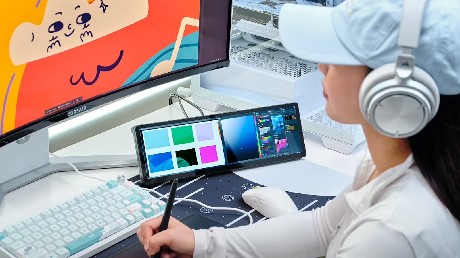 CORSAIR XENEON EDGE featurs a 2560 x 720 resolution!