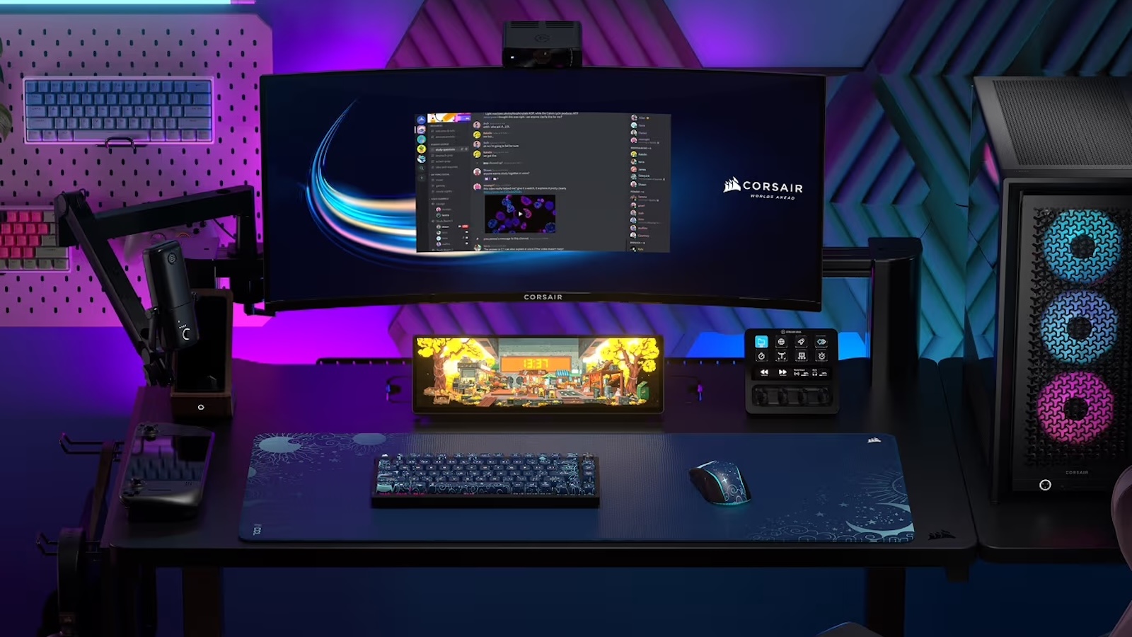 CORSAIR XENEON EDGE featurs a 2560 x 720 resolution!