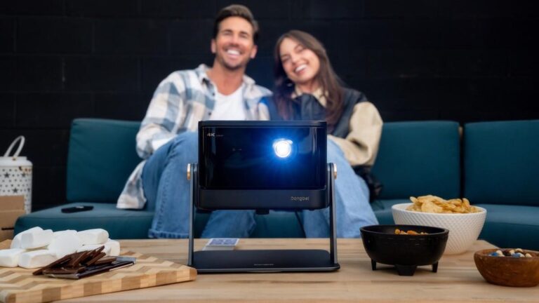 Dangbei DBOX02 Pro: Google TV True 4K Laser Projector with HDR10+ & 2000 ISO Lumens