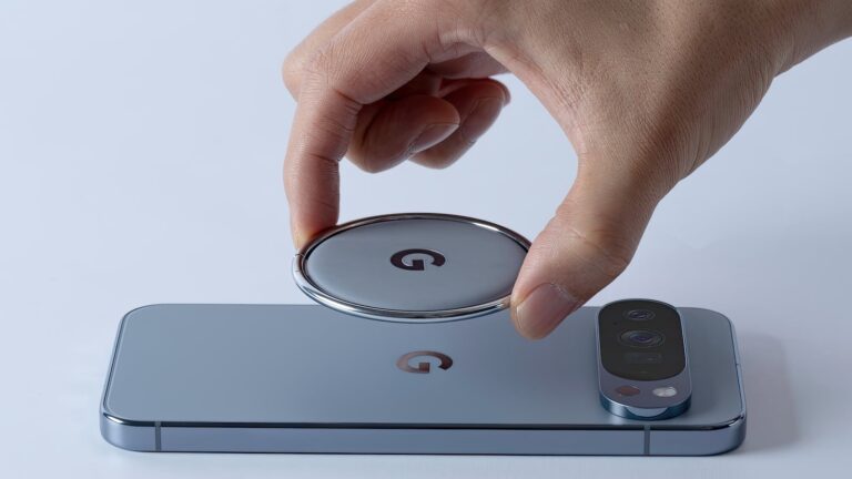 Google Pixelsnap Ring Stand for Pixel 10 Series with Magnetic Attachment for Hands-Free Use