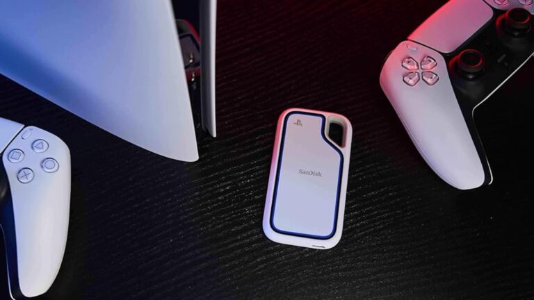 SanDisk Extreme Portable SSD for PS5 & PC with 1000 MB/s Sequential Read Performance