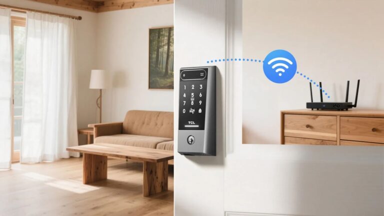 TCL D2 Pro Palm Vein Digital Smart Door Lock with Keypad and Advanced AI Learning