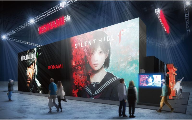 KONAMI booth at gamescom 2025