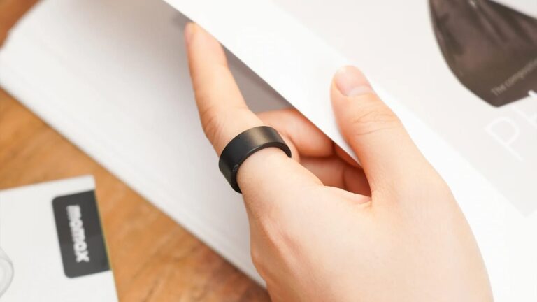 Momax OneSense Smart Ring: Waterproof Health and Fitness Tracker with Long Battery Life