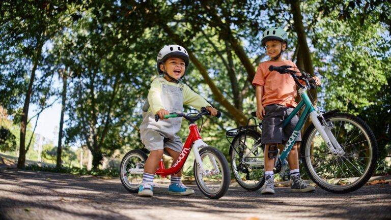 woom GO Collection Kids’ Bikes with an Age-Appropriate Inner Shell for Each Size