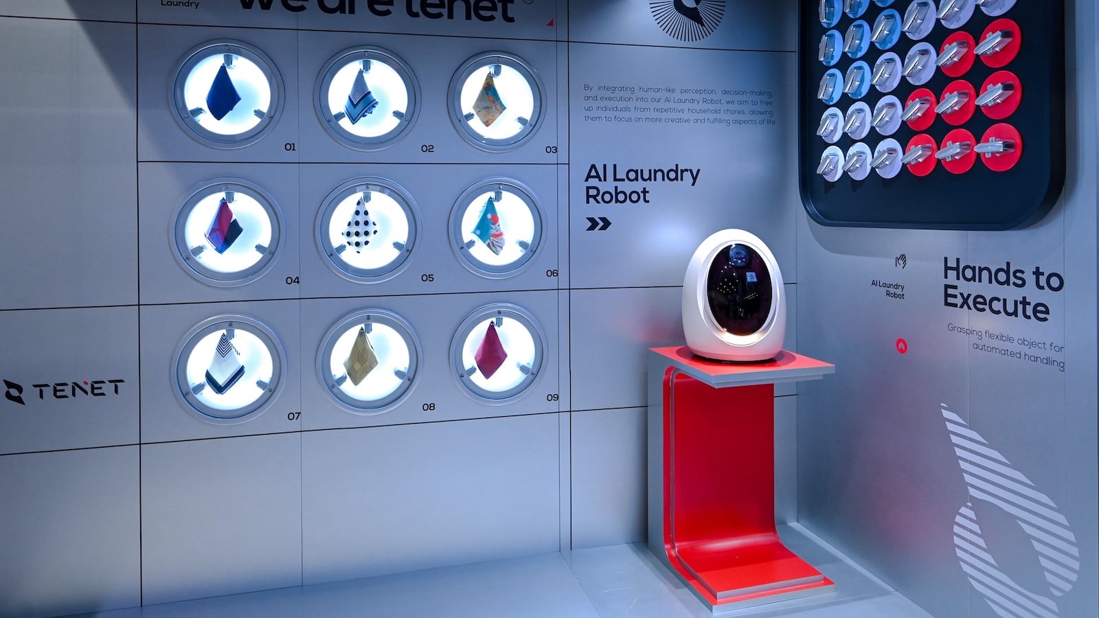 TENET AI Laundry Robots save time and resources