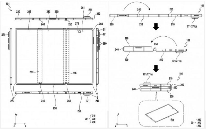 Samsung Galaxy Z TriFold design