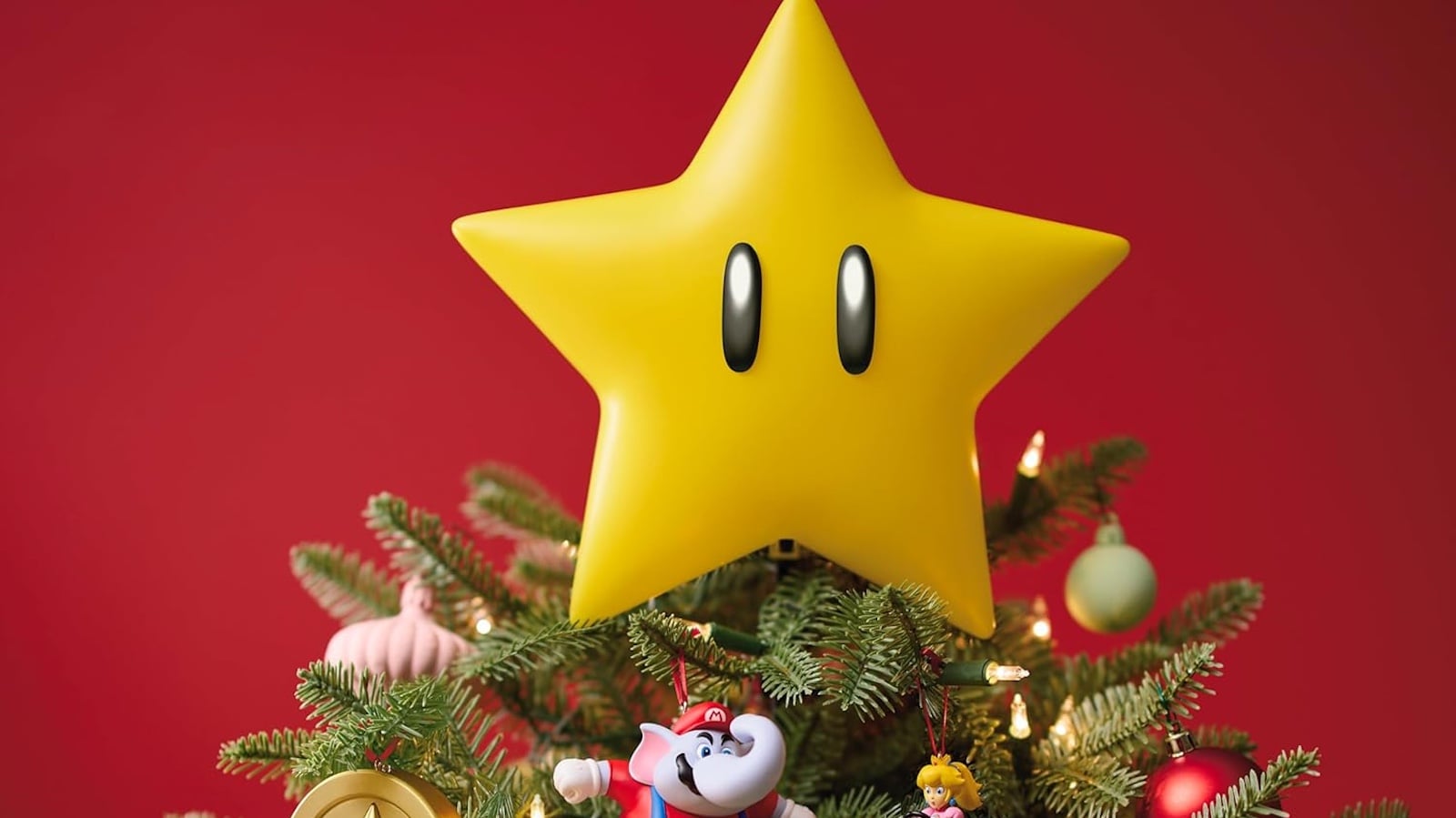 Hallmark Nintendo Keepsake 2025 Super Star Tree Topper