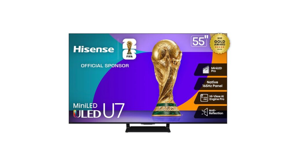 Hisense 55 Inch U7 Mini LED ULED