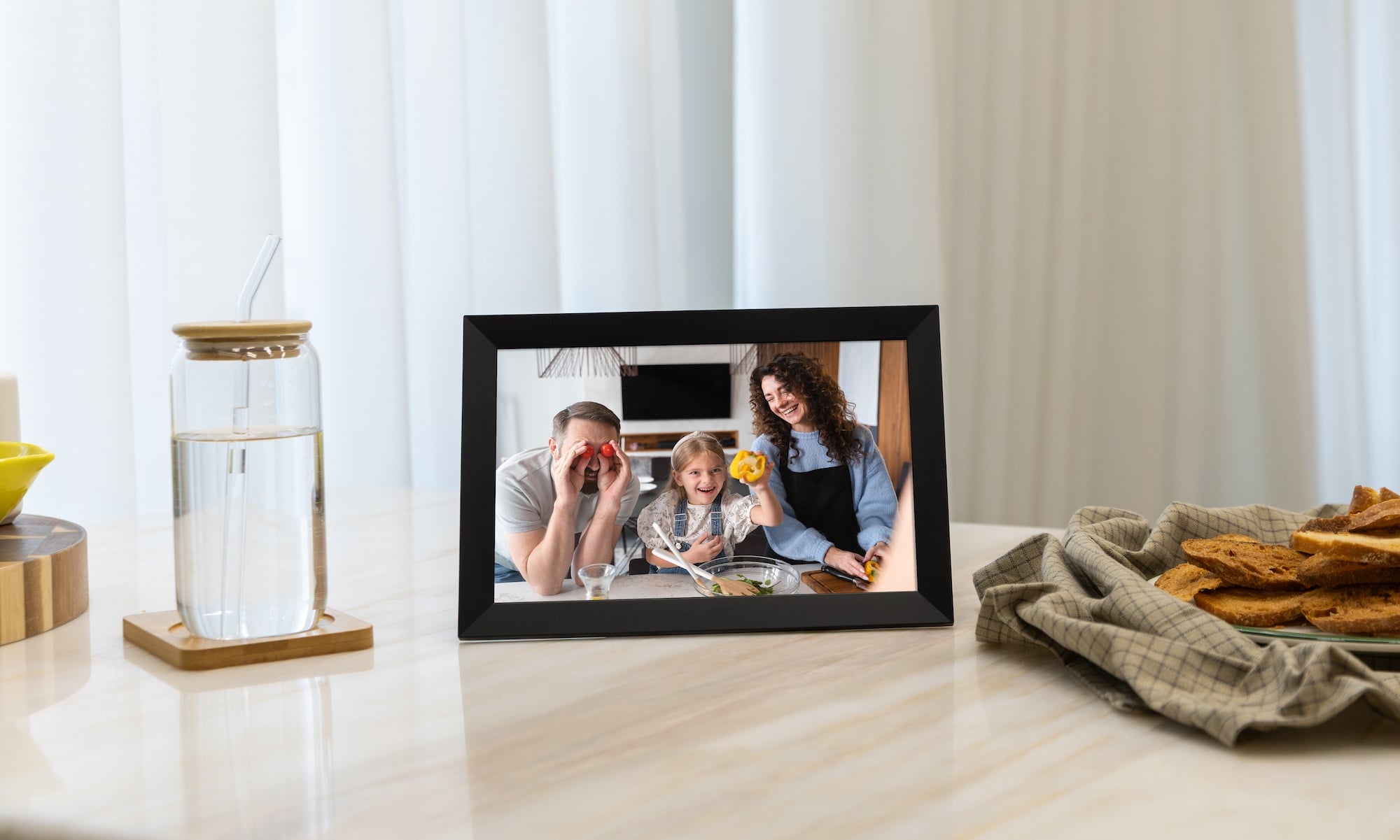 Memory Frame WiFi digital photo frame—our very first product