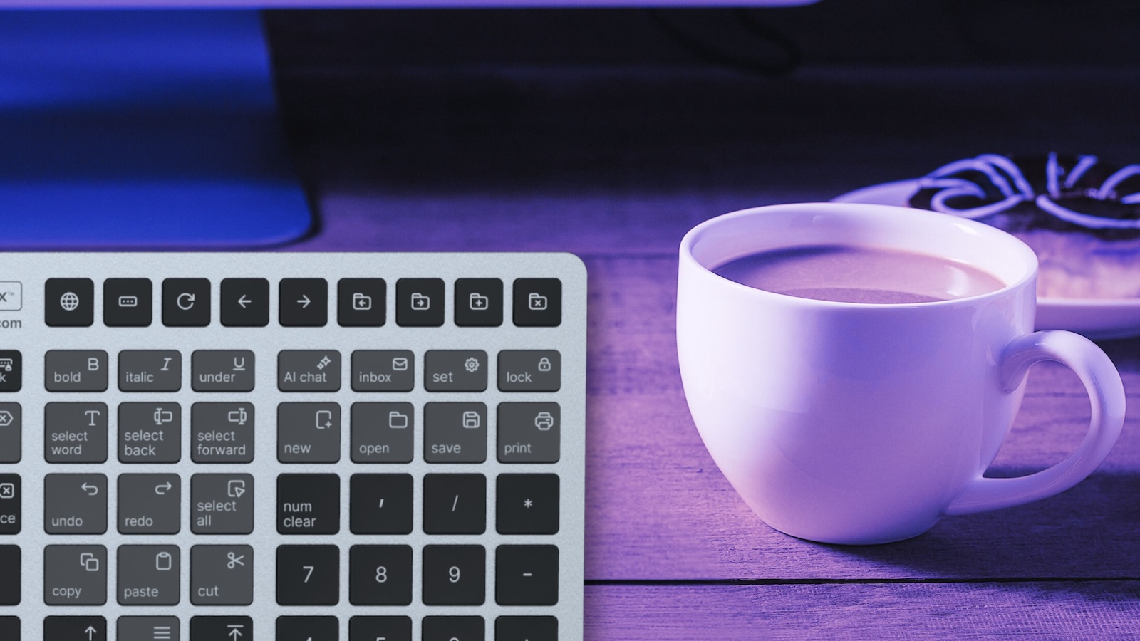 QwertyMax Keyboard with Dedicated Symbol Keys