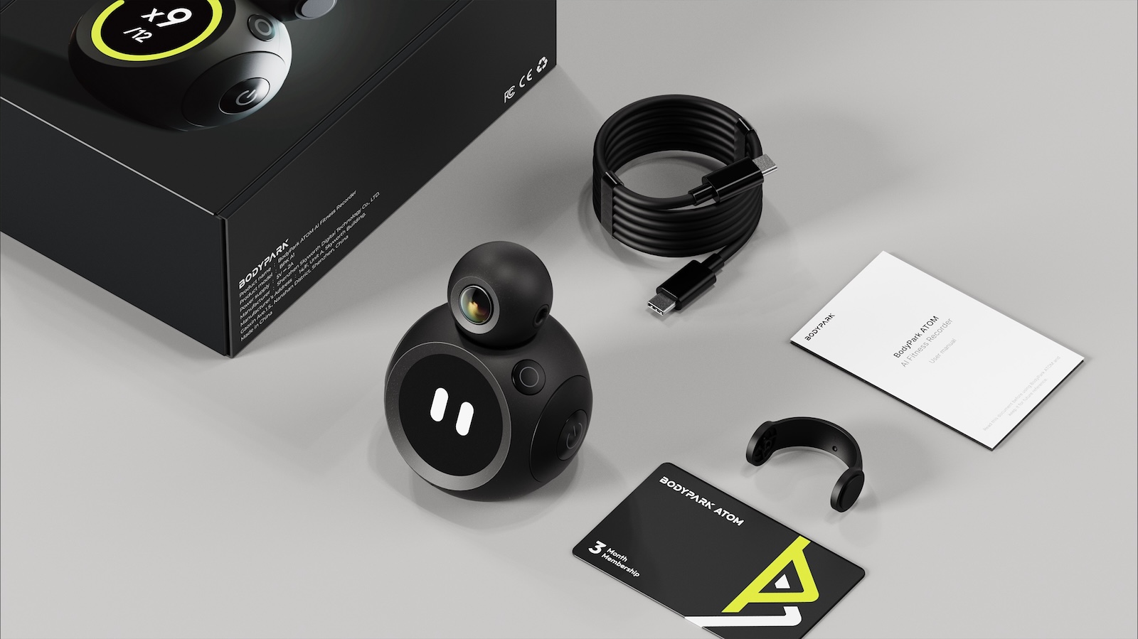 BodyPark ATOM AI Fitness Companion Camera